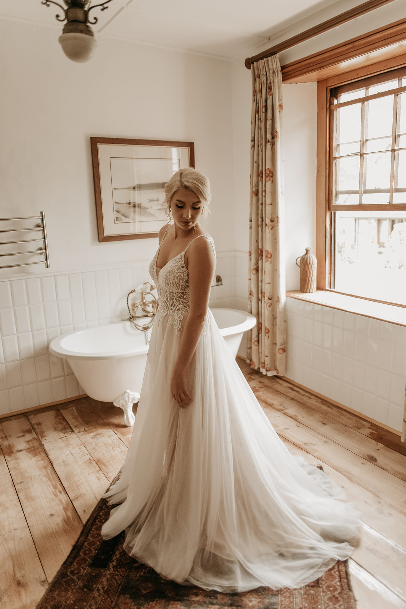 mar-joandi Ethereal Tulle & Beaded Sequin Lace Bridal Gown A breathtaking fusion of glamour and romance, this tulle and beaded sequin lace gown is designed for the bride who dreams of making a statement. ✨ Design Highlights: ✔ Deep V-bustline – A striking and elegant neckline for a bold yet sophisticated look. ✔ Thin straps – Delicate and refined, offering a modern touch. ✔ Full-flare A-line tulle skirt – Flowy and voluminous for a dreamy silhouette. ✔ Hem – Floor length flowy. ✔ Long train – A dramatic finish for a truly unforgettable bridal look. 💫 Customization Options: ✅ Made to measure for the perfect fit. ✅ Available in your preferred colour. ✅ Choose a long or short train to match your vision. ✅ Option for short or long sleeves for added versatility. ✅ Personalize it with or without a slit for a modern or classic touch. 👑 A gown designed for the bride who wants to shine with elegance and grace. 👑 📞 Custom orders available! 📧 info@bestersbridal.co.za | 📱 084 268 1354