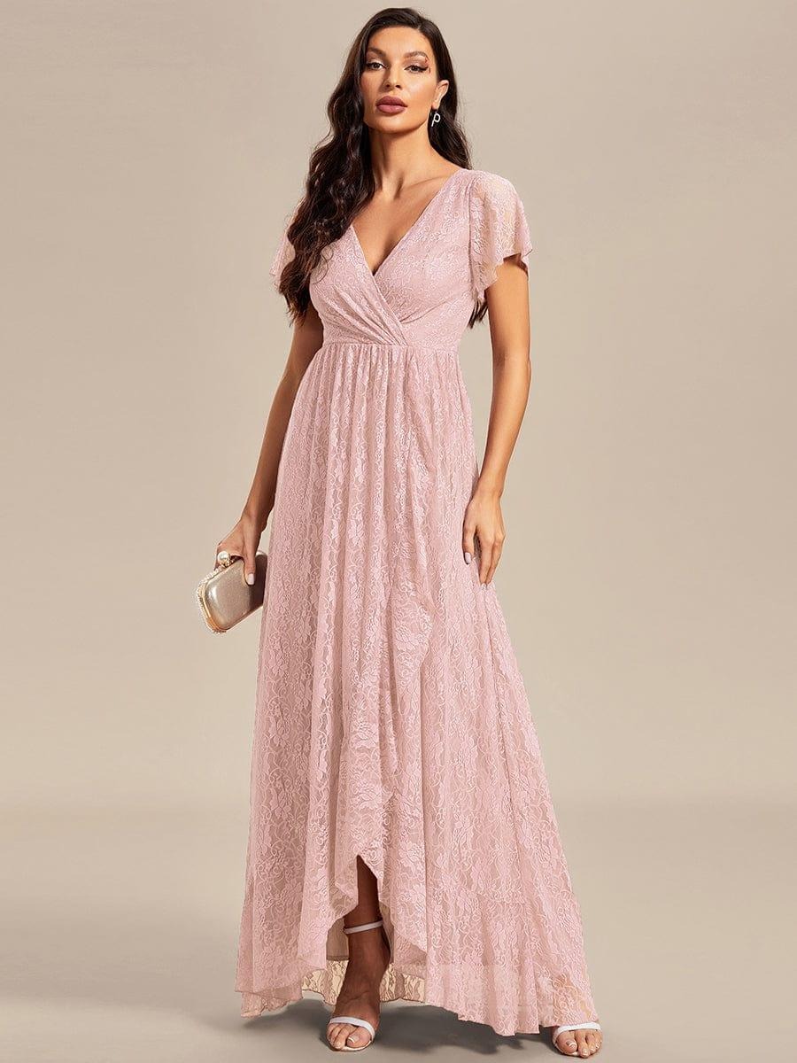 Elise A beautifully detailed Mother of the Bride dress featuring soft short sleeves, romantic ruffled lace, and a flattering silhouette for effortless elegance. This dress is not currently in stock but is available to order.